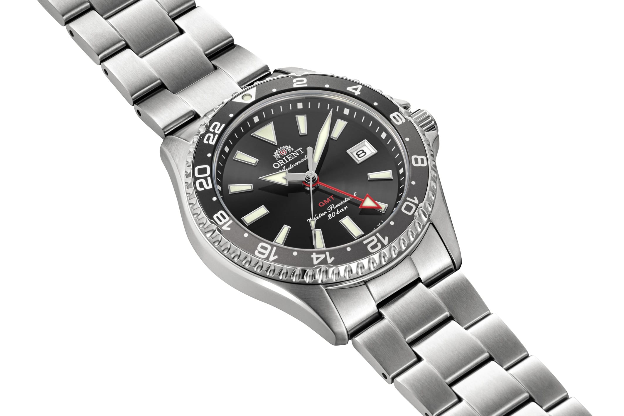 นาฬิกา ORIENT Orient Mako GMT สายเหล็ก (RA-BC0001B)